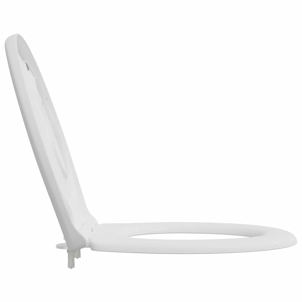 Greito atleidimo tualeto sėdynė Balta 44.5 x 37.3 x 4.3 cm