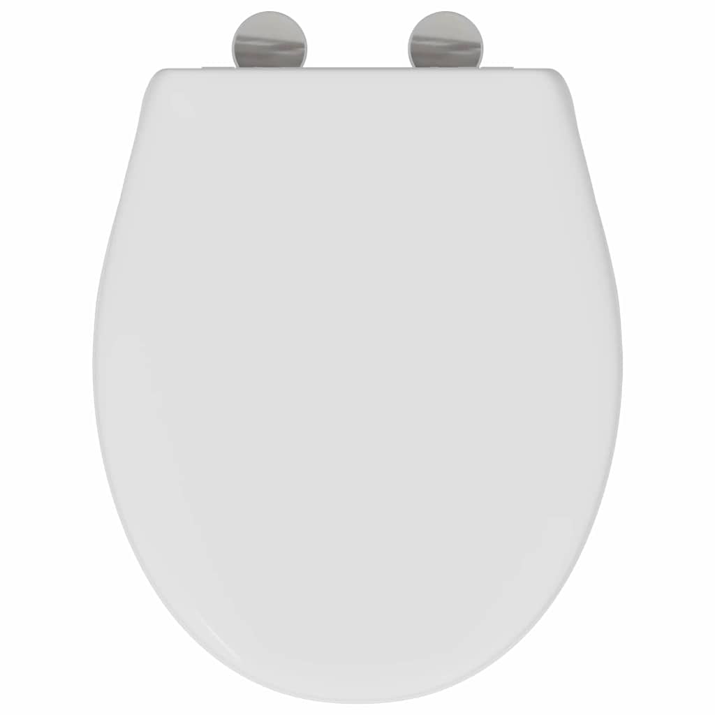 Greito atleidimo tualeto sėdynė Balta 44.5 x 37.3 x 4.3 cm