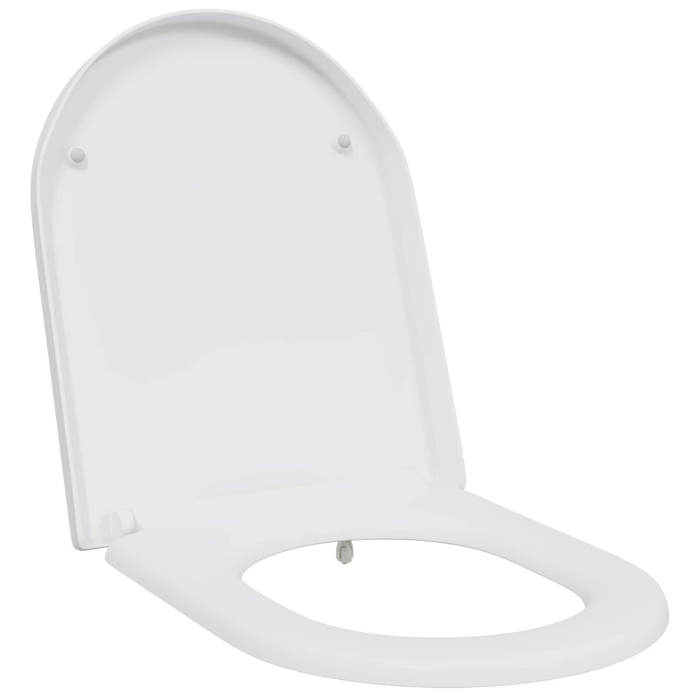 Quick Release Toilet Seat White 46.2 x 36 x 4.3 cm