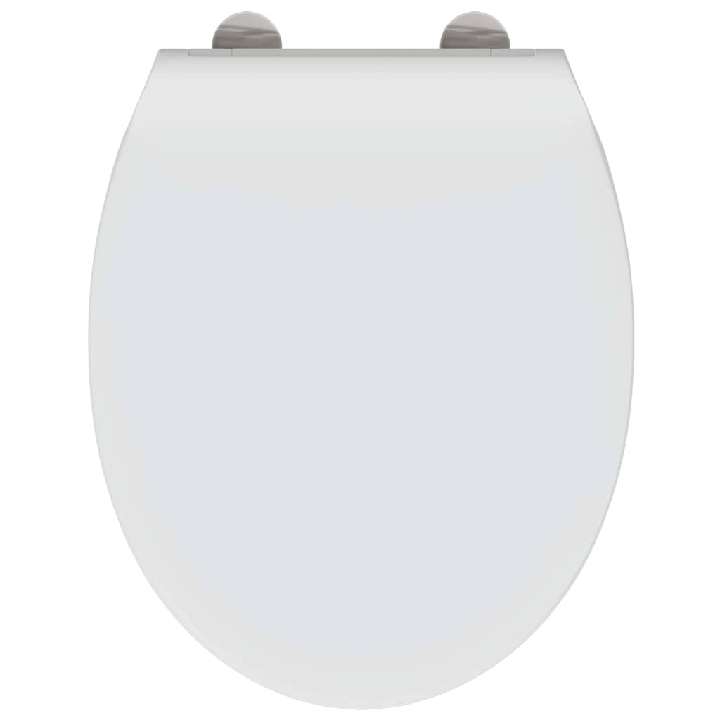 Greito atleidimo tualeto sėdynė Balta 45.5 x 37.5 x 3.8 cm