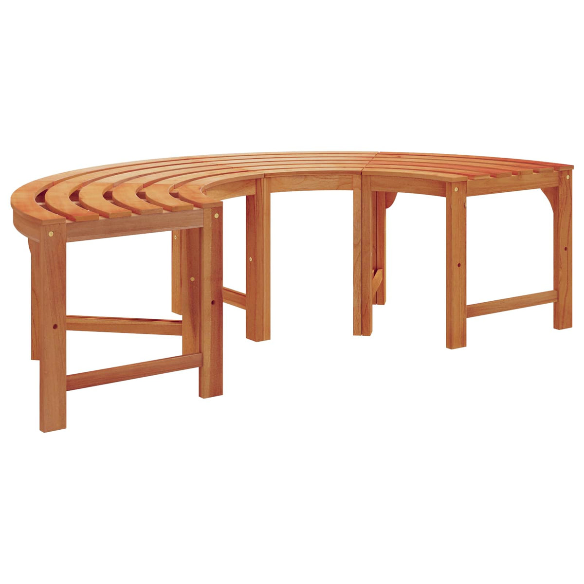 Medžio suolelis 8 -Seater 2 vnt. 160 x 80 x 45cm Natūrali