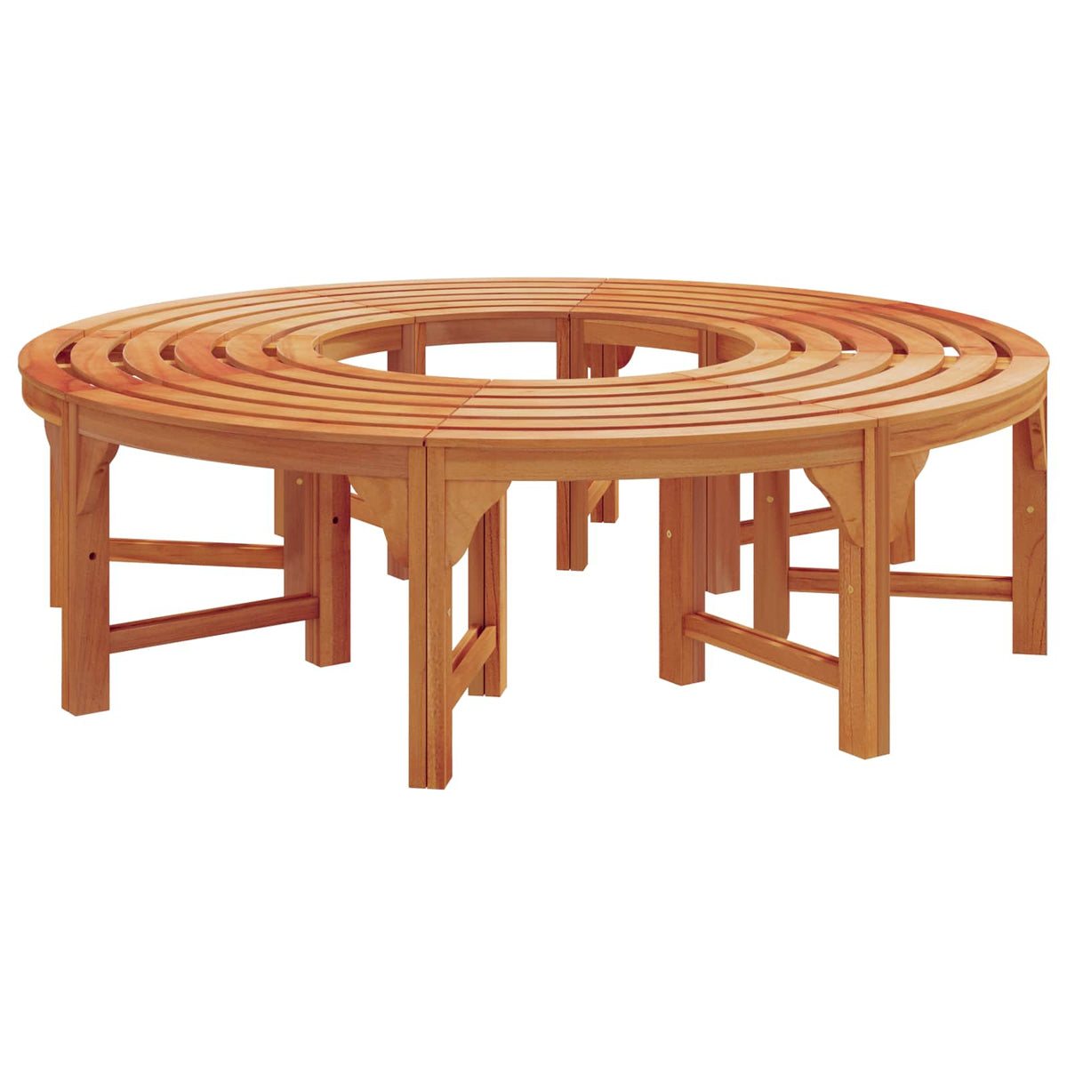Medžio suolelis 8 -Seater 2 vnt. 160 x 80 x 45cm Natūrali