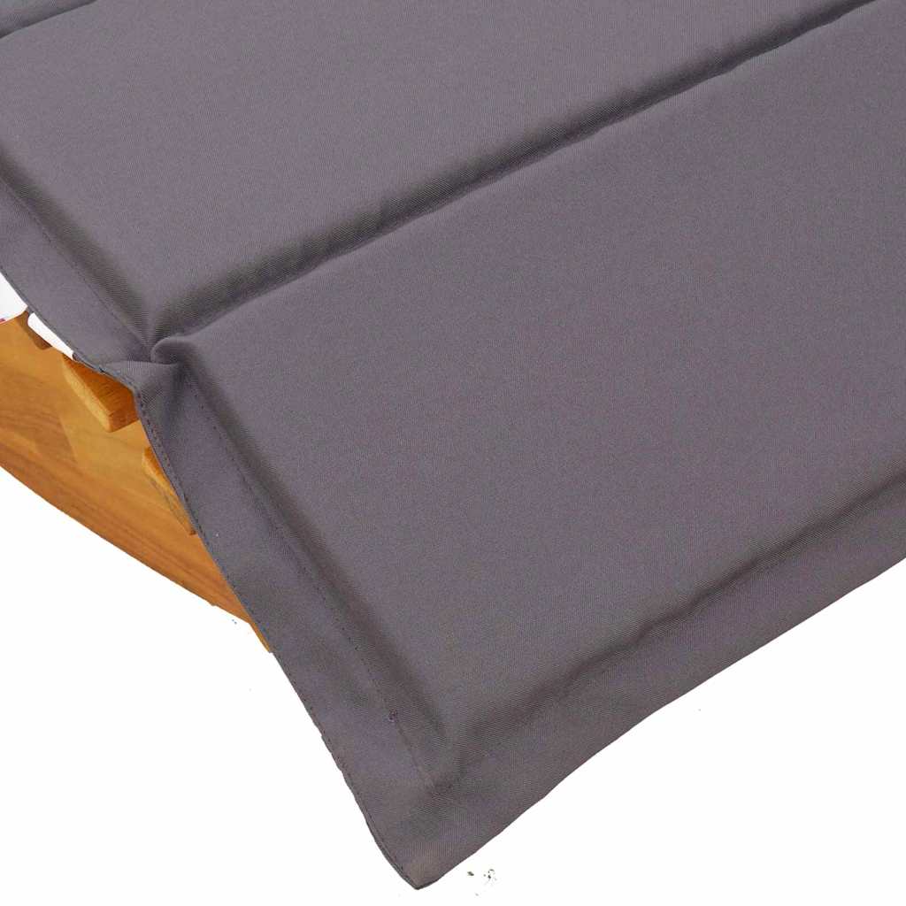 Saulės gultas su pagalve 2 pcs Ruda Kietos akacijos mediena