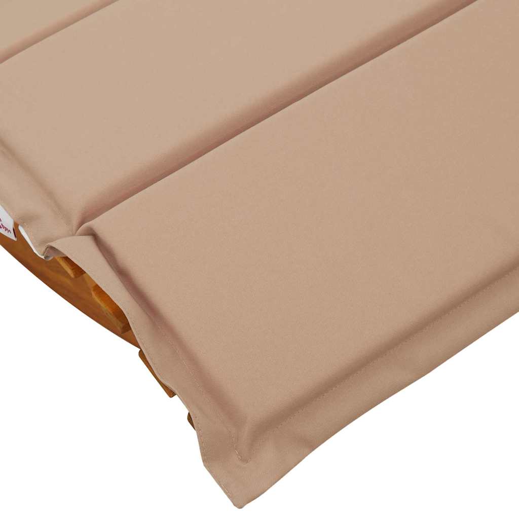 Saulės gultas su pagalve 2 pcs Ruda Kietos akacijos mediena