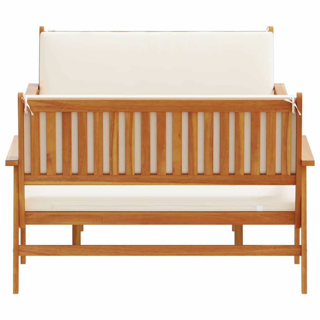 3-piece garden sofa set with cushions, durable acacia wood furniture