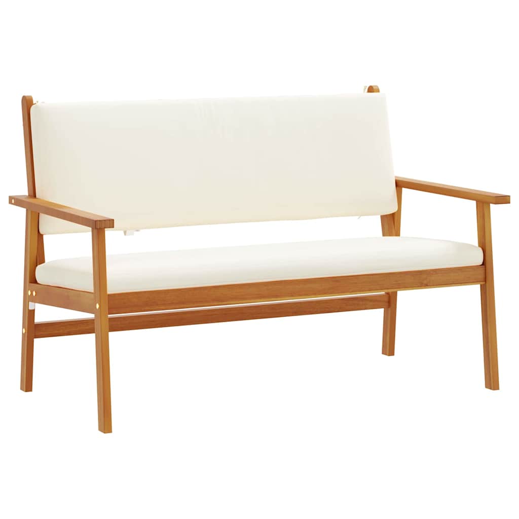 5-piece garden sofa set with cushions, solid acacia wood