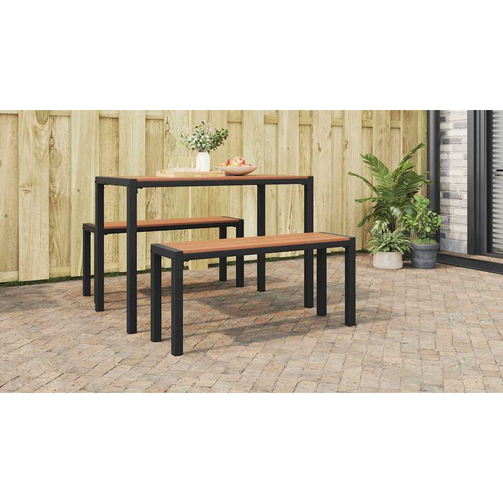 Sodo suolas Ruda 100 x 28 x 45cm Plienas