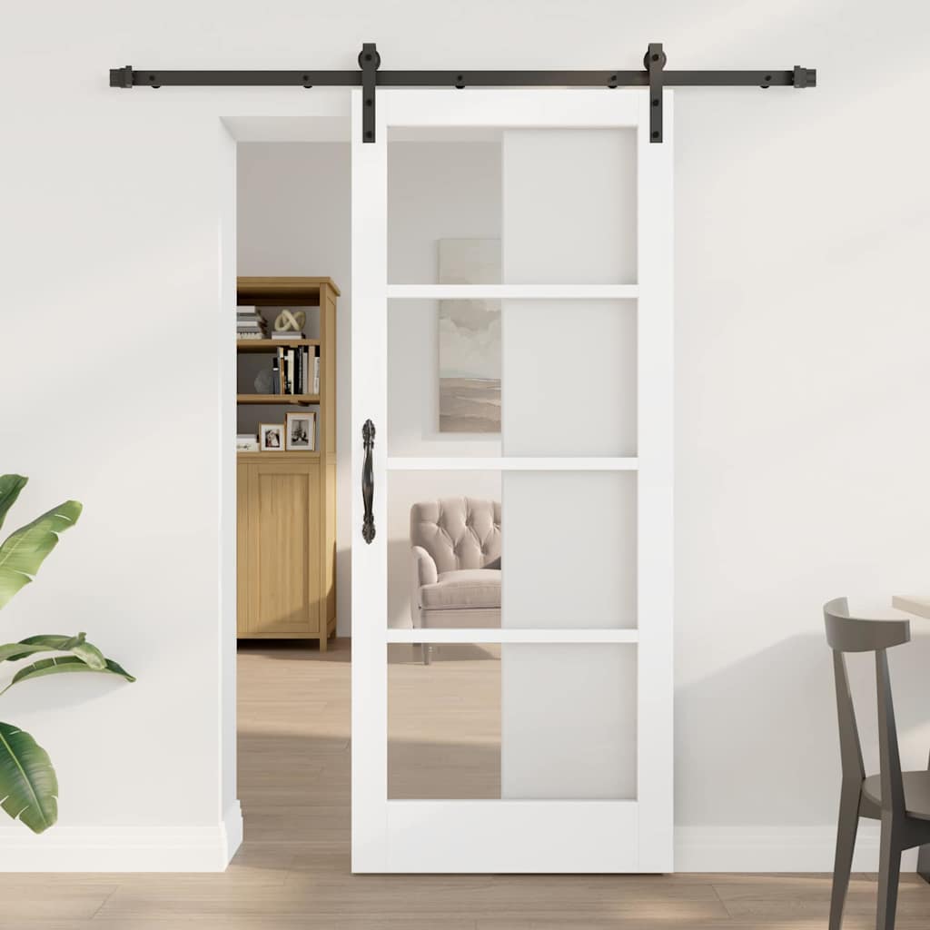 Bīdāmās durvis ORKDAL Balts un melns 83 x 202 cm