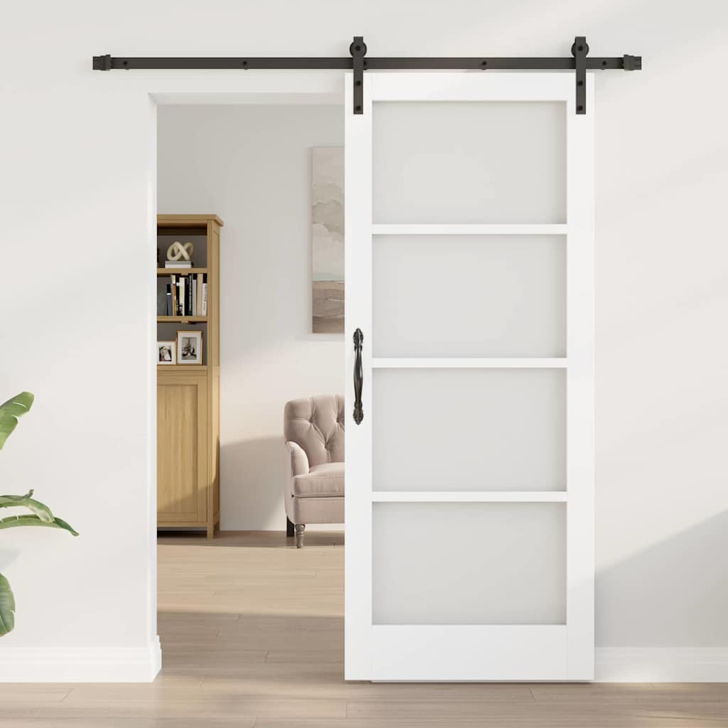 Bīdāmās durvis ORKDAL Balts un melns 83 x 202 cm