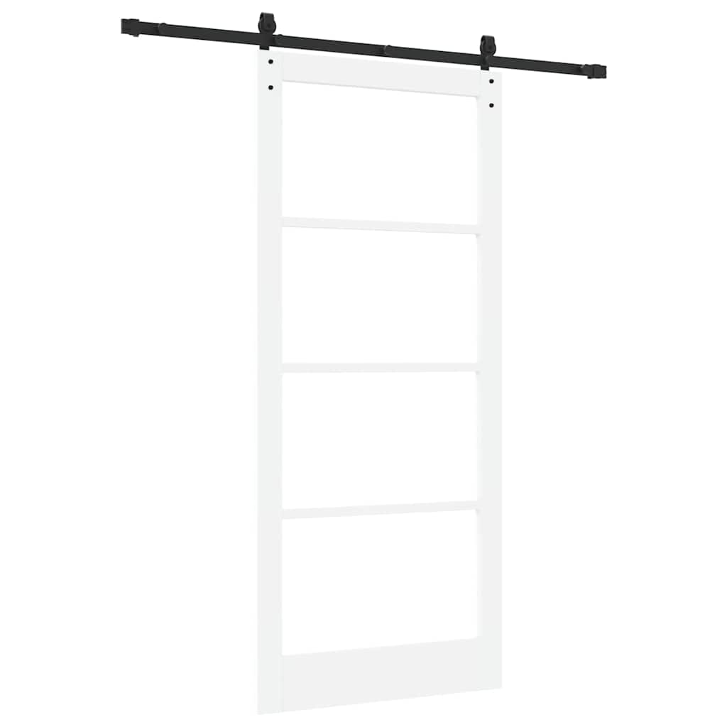Slankios durys ORKDAL Balta ir juoda 93 x 211 cm