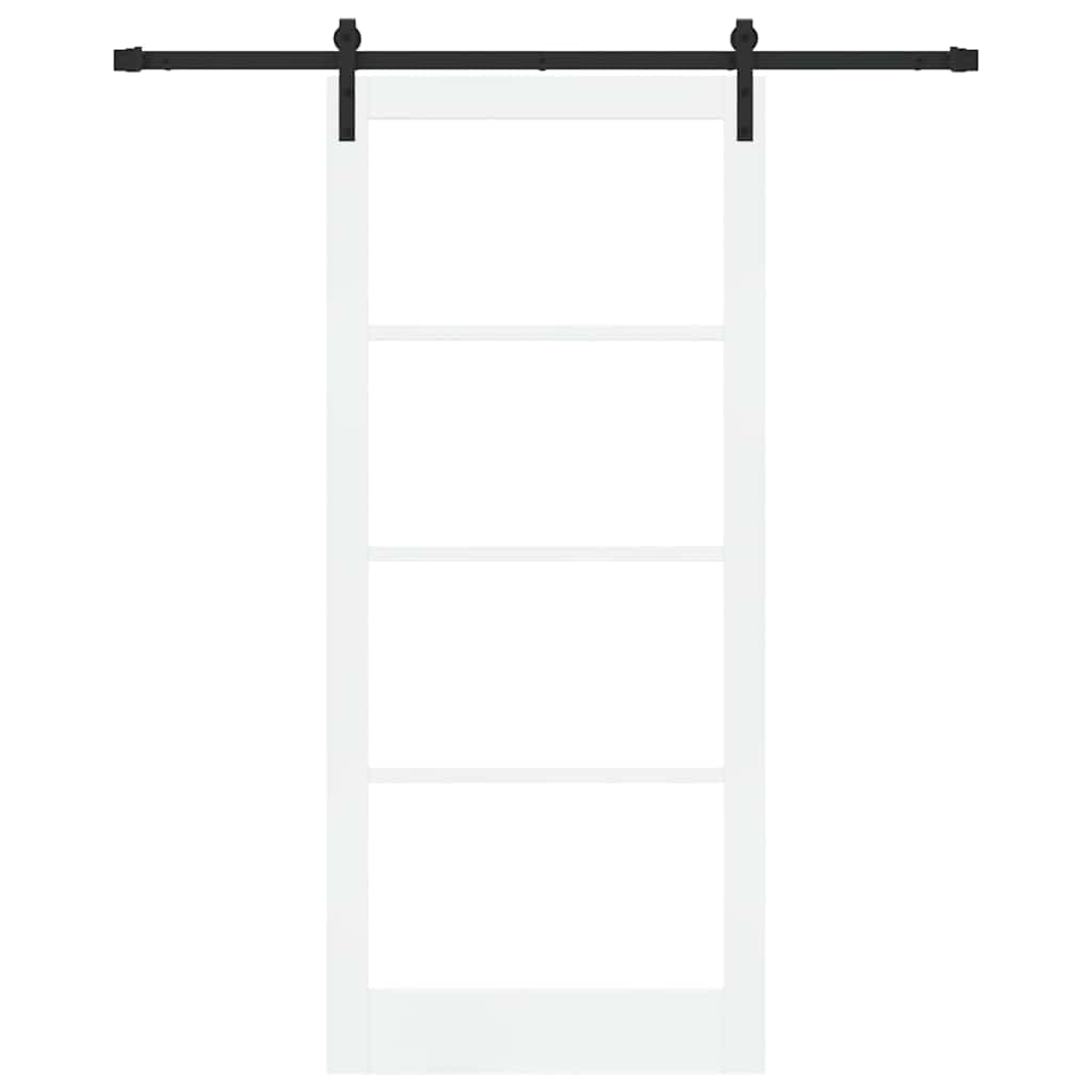 Slankios durys ORKDAL Balta ir juoda 93 x 211 cm