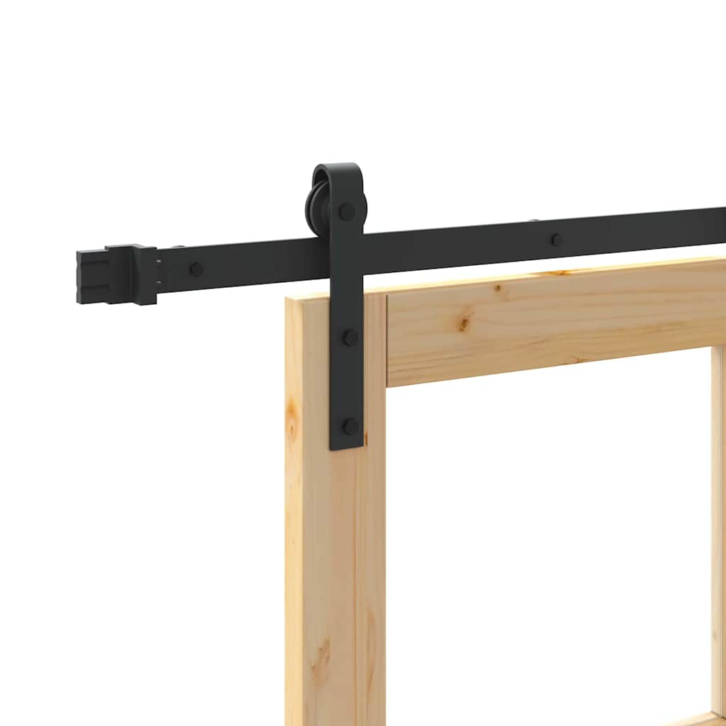Slankios durys ORKDAL Natūrali ir juoda 93 x 232 cm