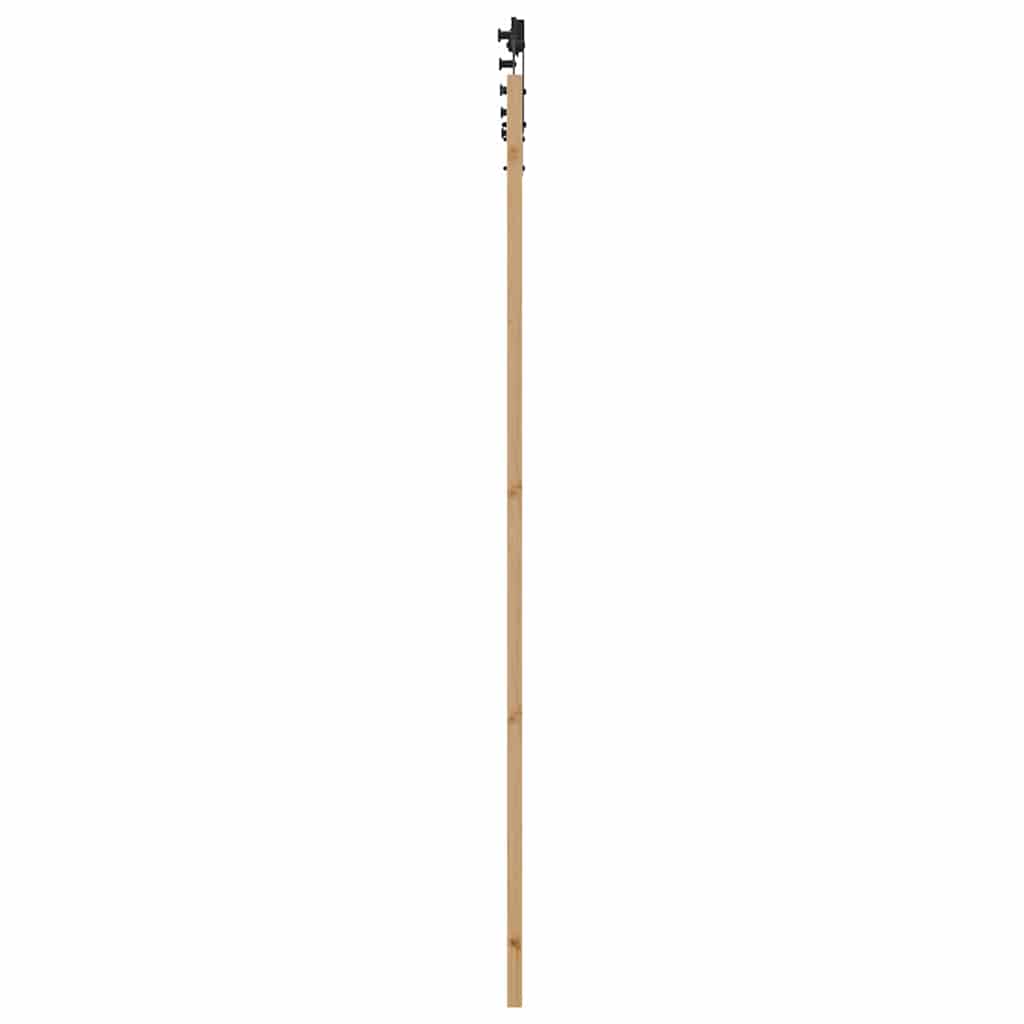 Slankios durys ORKDAL Natūrali ir juoda 93 x 232 cm