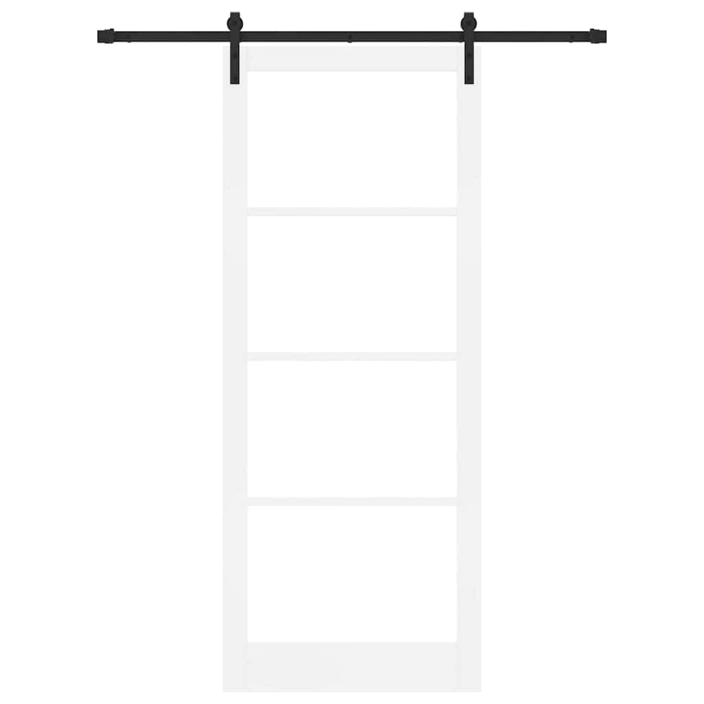 Bīdāmās durvis ORKDAL Balts un melns 93 x 232 cm
