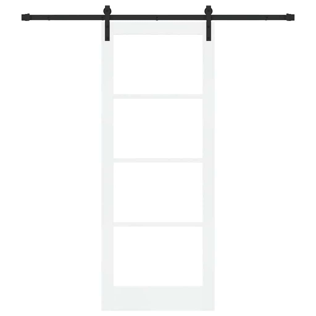 Slankios durys ORKDAL Balta ir juoda 83 x 211 cm
