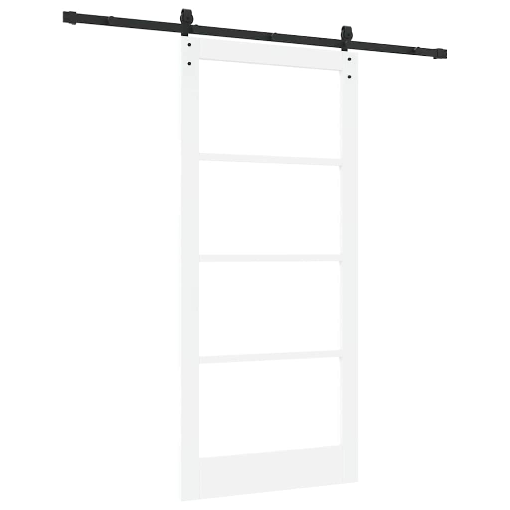 Bīdāmās durvis ORKDAL Balts un melns 93 x 202 cm