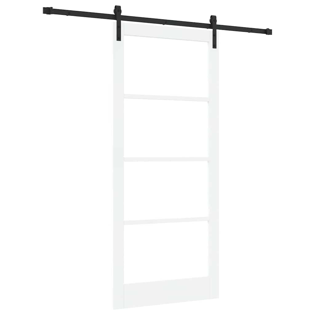 Slankios durys ORKDAL Balta ir juoda 93 x 211 cm