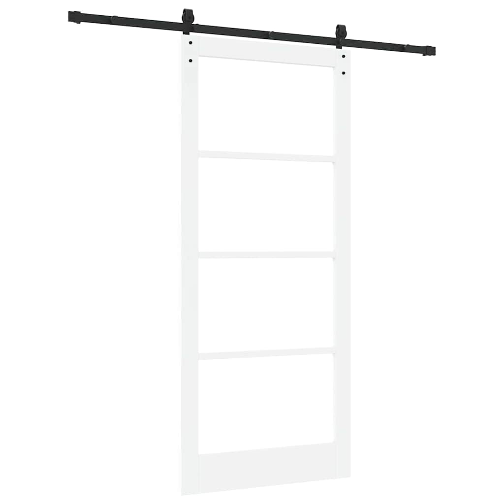 Slankios durys ORKDAL Balta ir juoda 93 x 211 cm