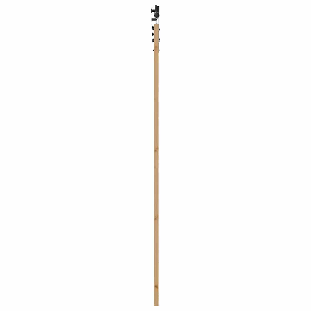 Slankios durys ORKDAL Natūrali ir juoda 93 x 232 cm