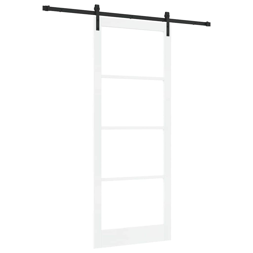 Bīdāmās durvis ORKDAL Baltā un melnā krāsā 93 x 232 cm