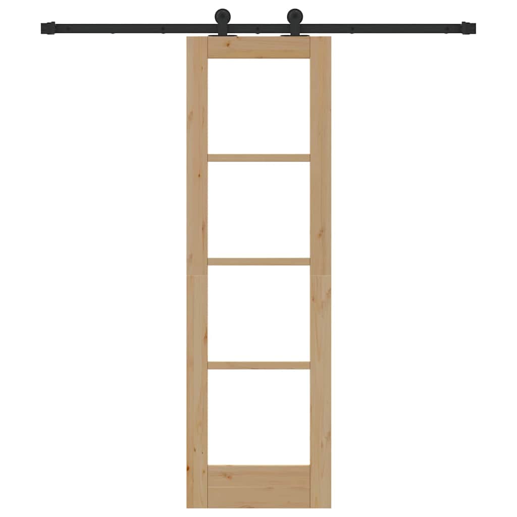 Slankios durys ORKDAL Natūrali ir juoda 61 x 198,5 cm