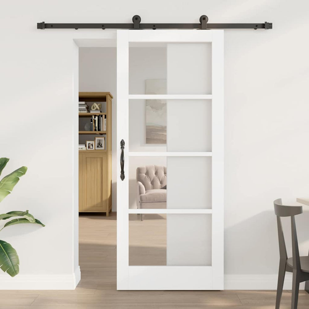 Slankios durys ORKDAL Balta ir juoda 83 x 202 cm