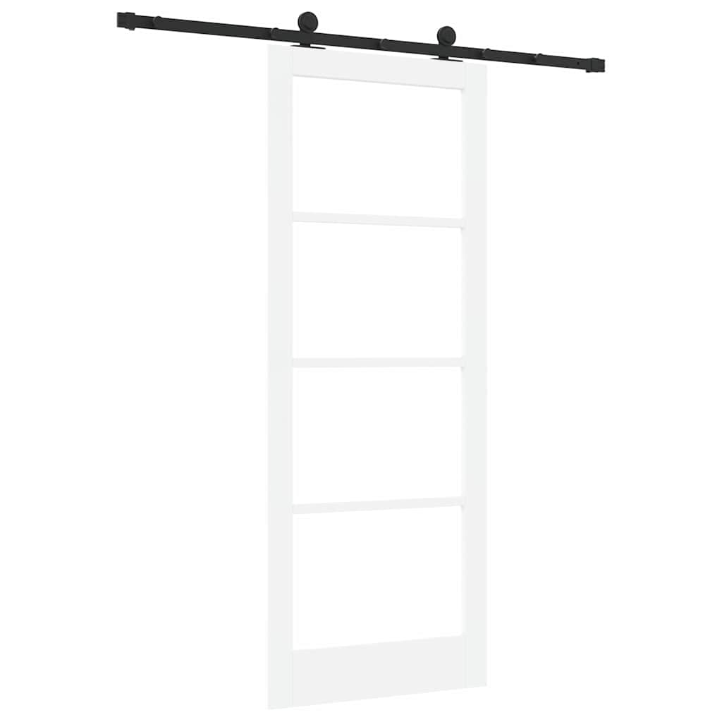 Slankios durys ORKDAL Balta ir juoda 83 x 211 cm
