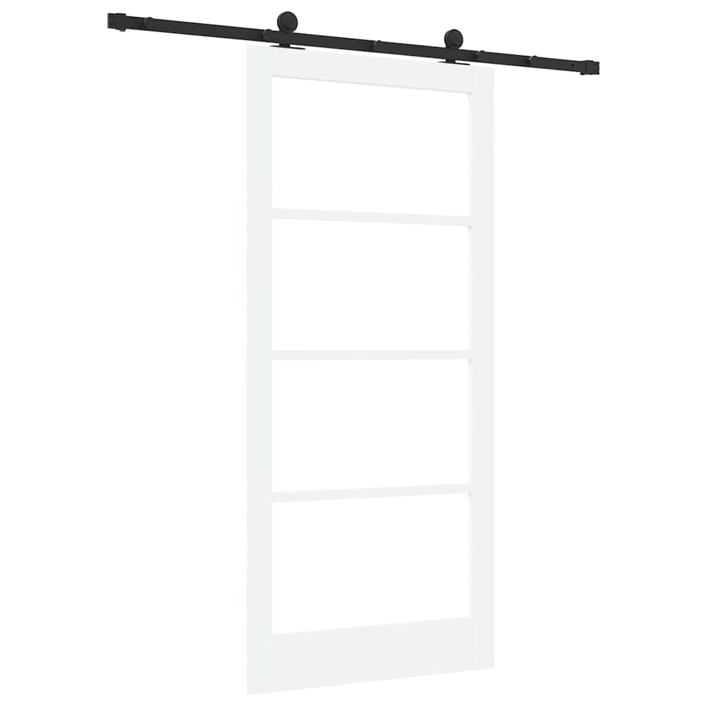 Slankios durys ORKDAL Balta ir juoda 93 x 202 cm