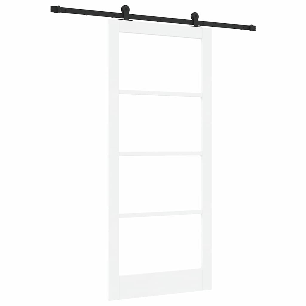 Slankios durys ORKDAL Balta ir juoda 93 x 211 cm