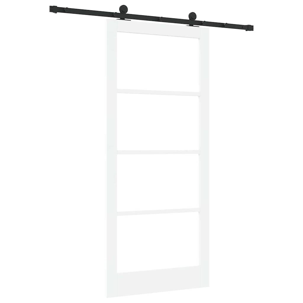 Slankios durys ORKDAL Balta ir juoda 93 x 211 cm
