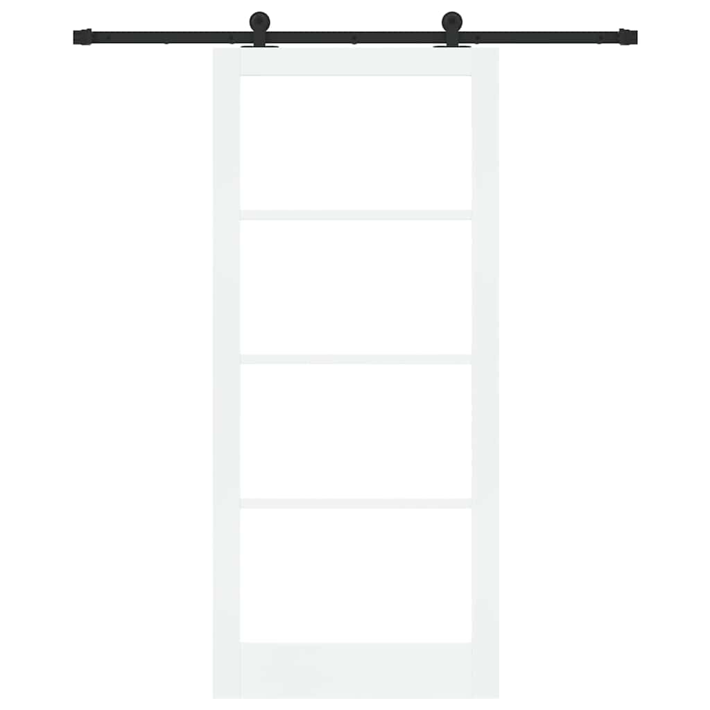 Slankios durys ORKDAL Balta ir juoda 93 x 211 cm