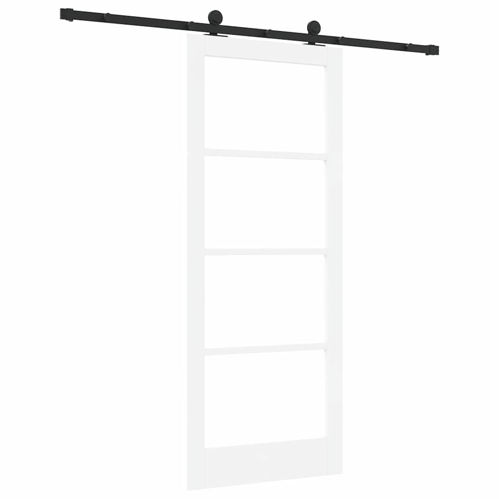 Slankios durys ORKDAL Balta ir juoda 83 x 202 cm