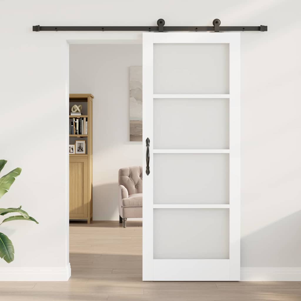 Slankios durys ORKDAL Balta ir juoda 83 x 211 cm