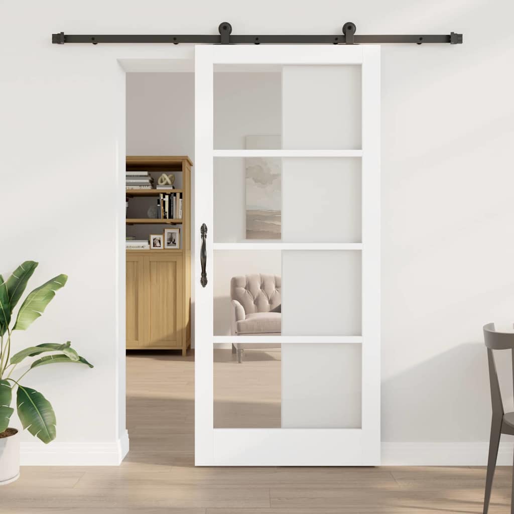 Bīdāmās durvis ORKDAL Balts un melns 93 x 211 cm