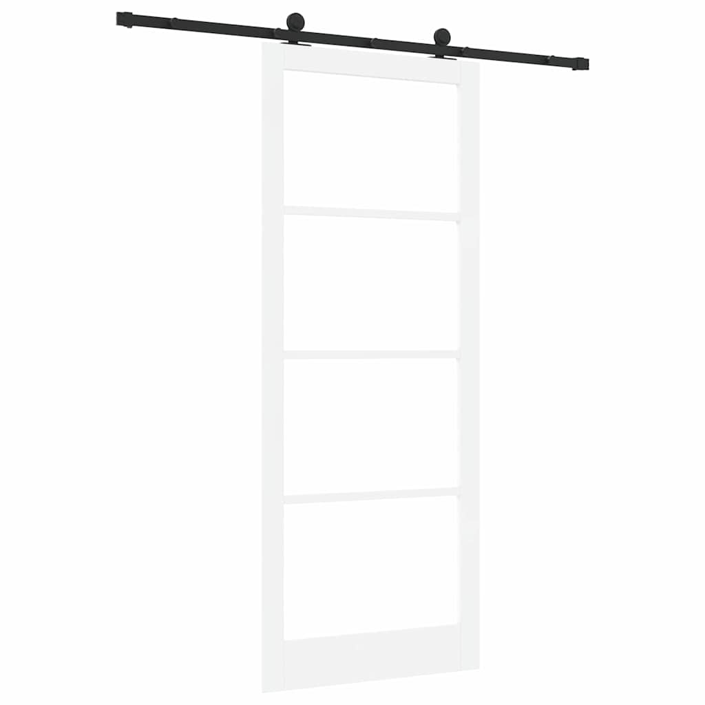 Bīdāmās durvis ORKDAL Balts un melns 93 x 232 cm