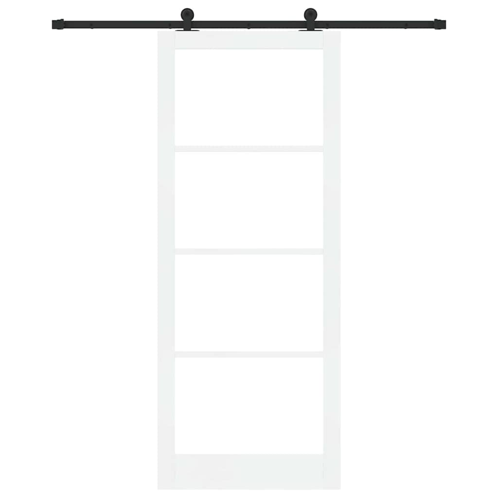 Bīdāmās durvis ORKDAL Balts un melns 93 x 232 cm