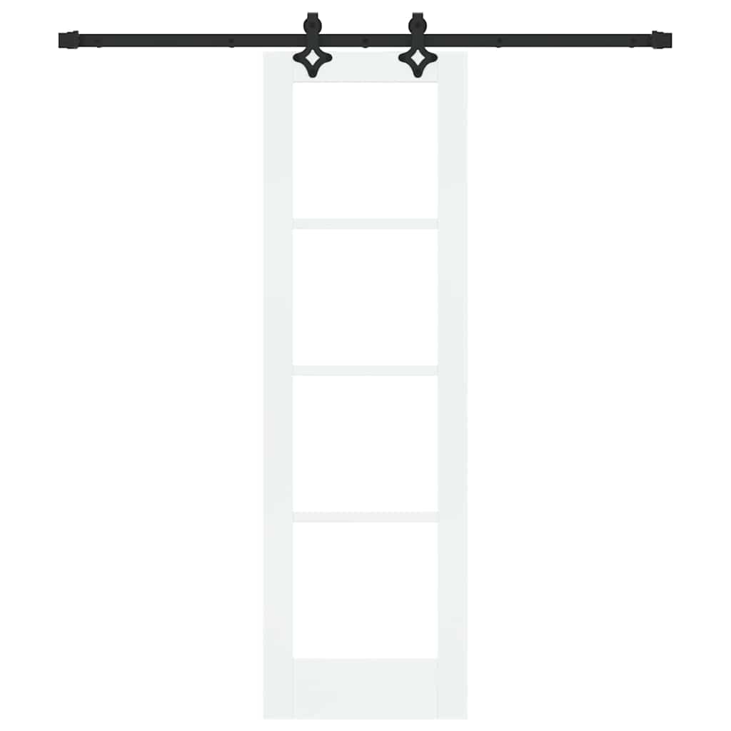 Bīdāmās durvis ORKDAL Balts un melns 61 x 198,5 cm