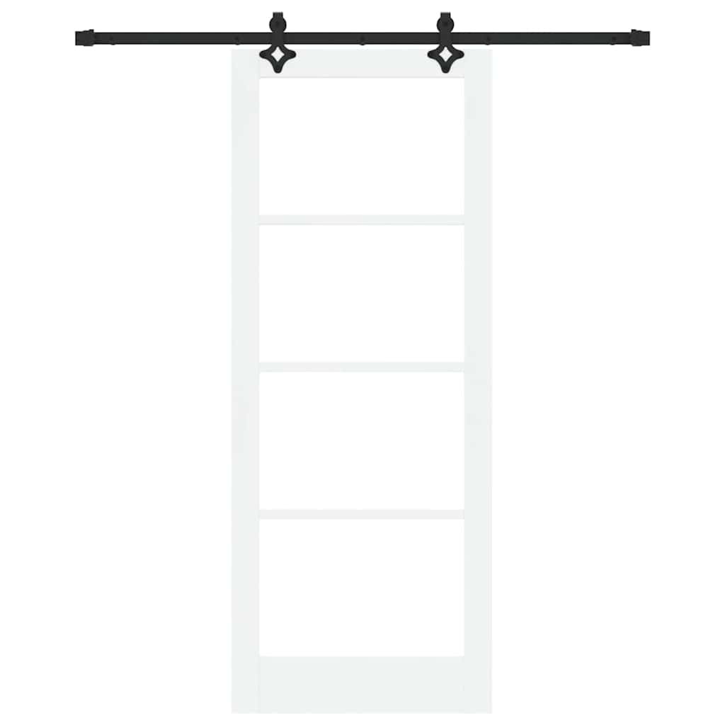 Slankios durys ORKDAL Balta ir juoda 83 x 211 cm