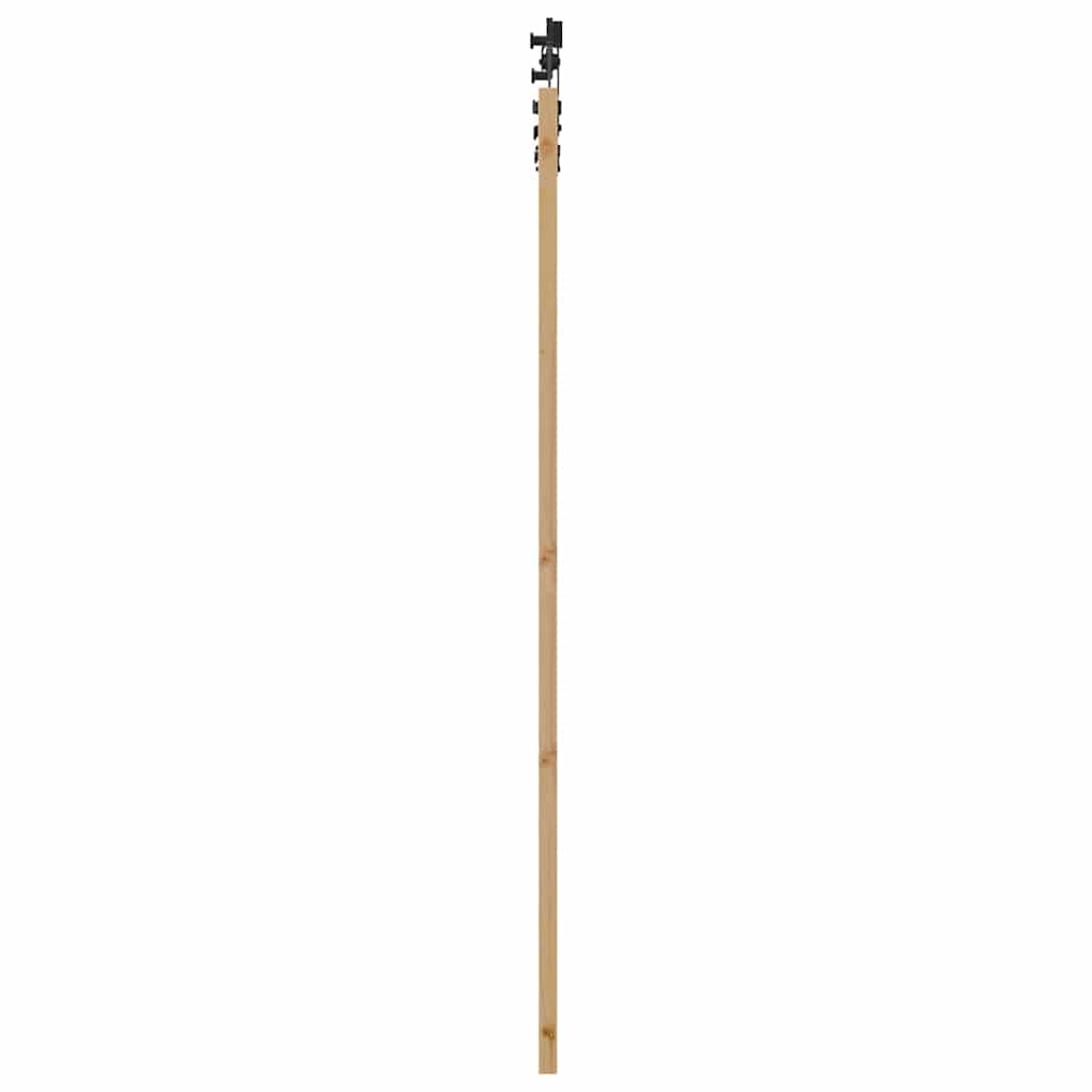 Slankios durys ORKDAL Natūrali ir juoda 93 x 202 cm