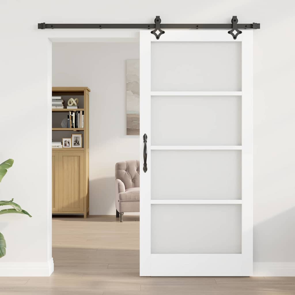 Slankios durys ORKDAL Balta ir juoda 93 x 202 cm