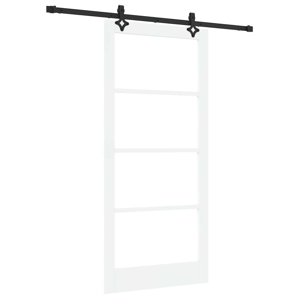 Slankios durys ORKDAL Balta ir juoda 93 x 202 cm
