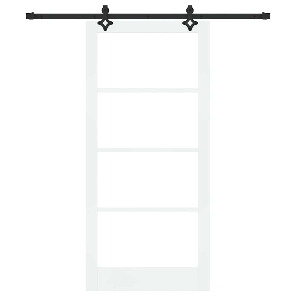 Slankios durys ORKDAL Balta ir juoda 93 x 202 cm