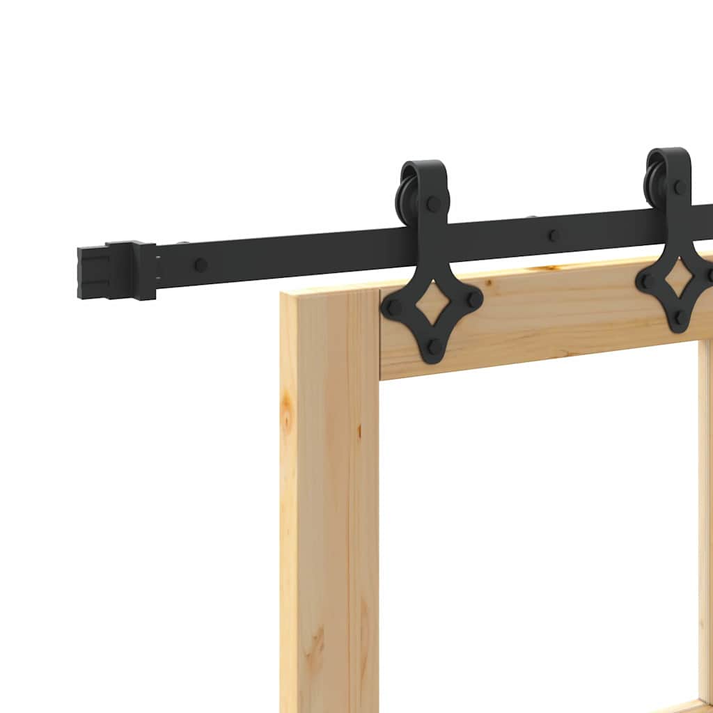 Slankios durys ORKDAL Natūrali ir juoda 93 x 211 cm