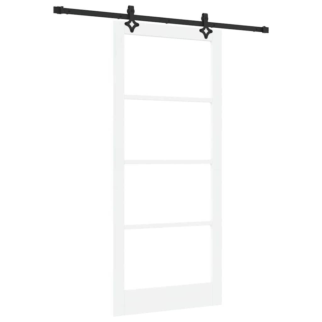 Slankios durys ORKDAL Balta ir juoda 93 x 211 cm