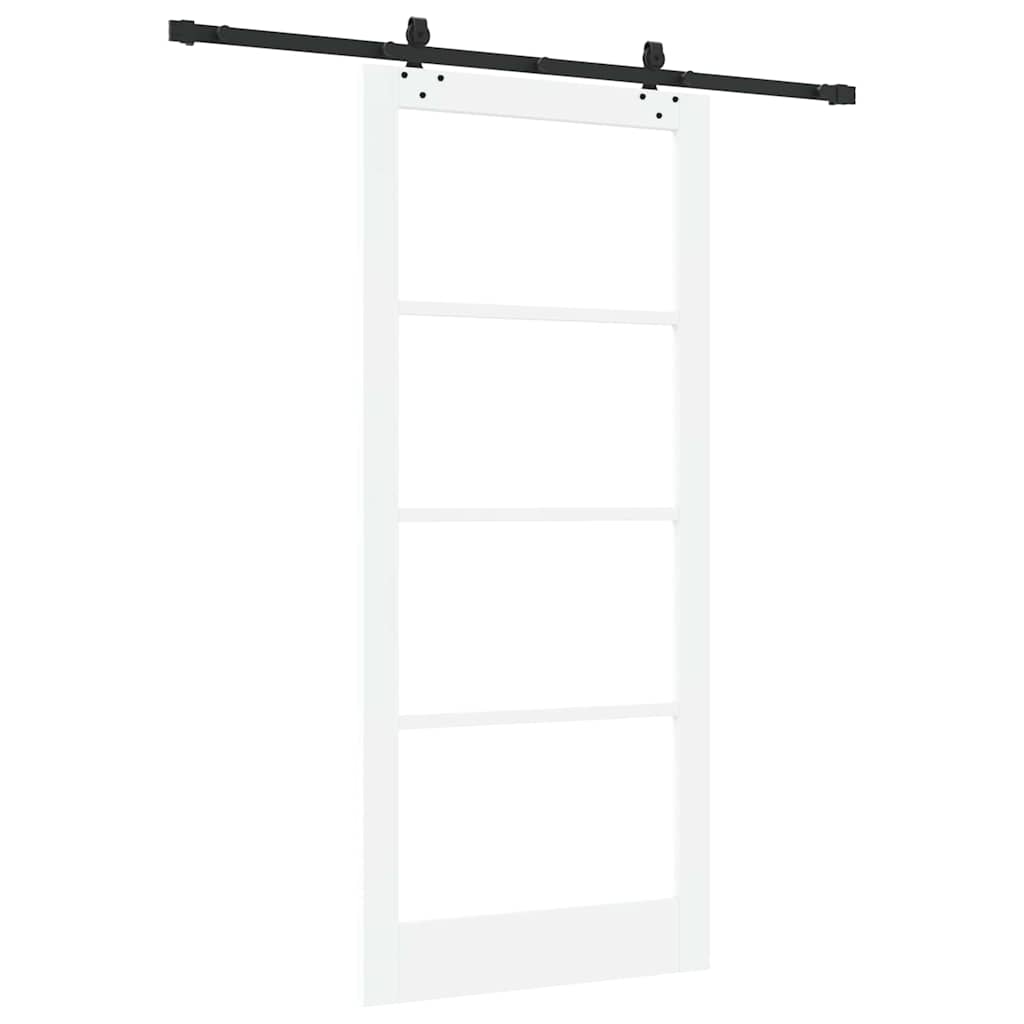 Slankios durys ORKDAL Balta ir juoda 93 x 211 cm