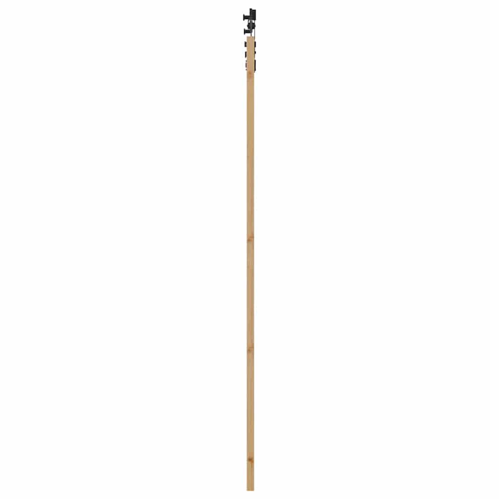 Bīdāmās durvis ORKDAL, dabīgs/melns, 93x232 cm