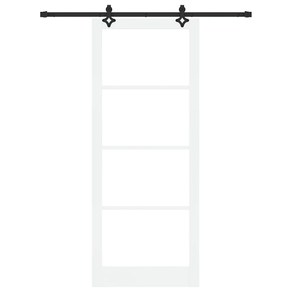 Slankios durys ORKDAL Balta ir juoda 93 x 232 cm