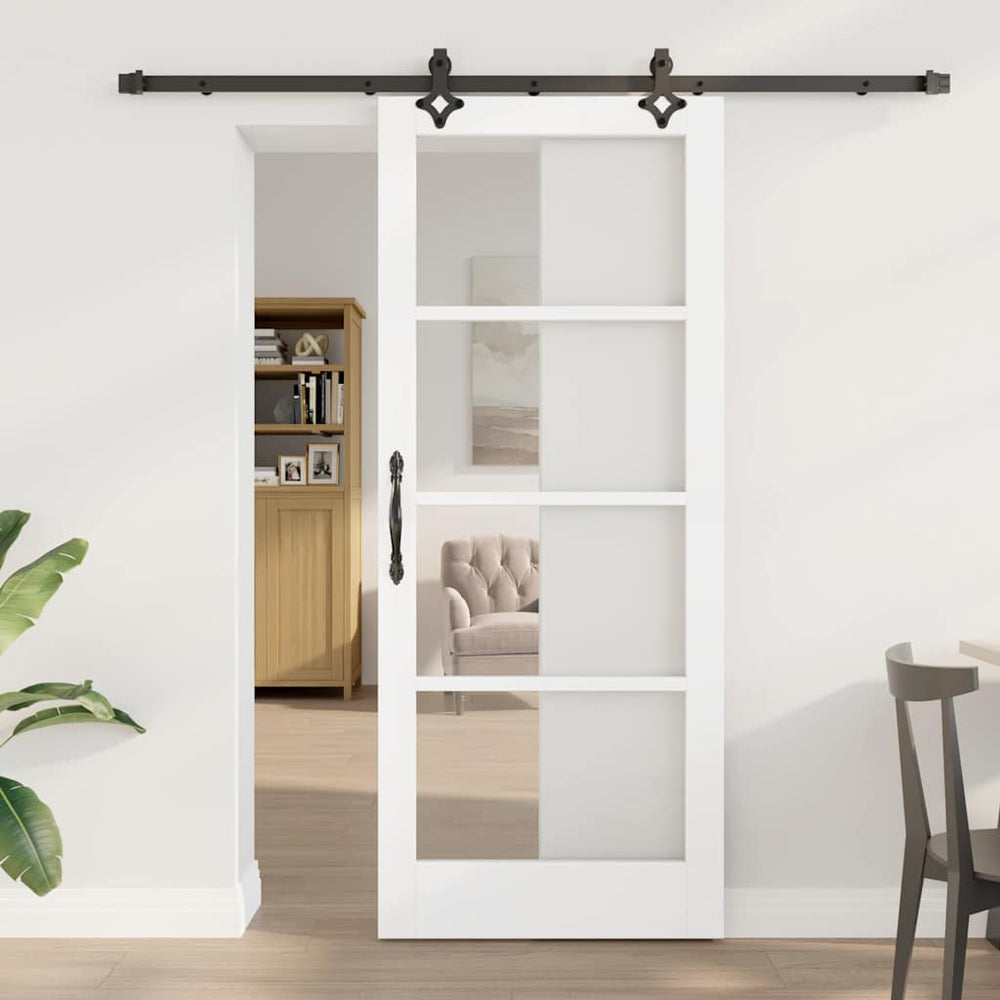 Slankios durys ORKDAL Balta ir juoda 83 x 202 cm