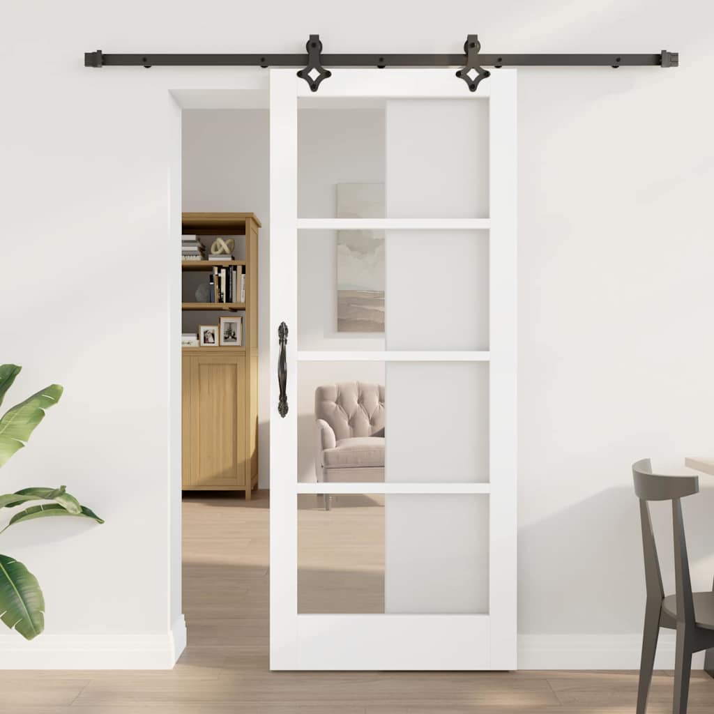 Bīdāmās durvis ORKDAL Balts un melns 83 x 202 cm
