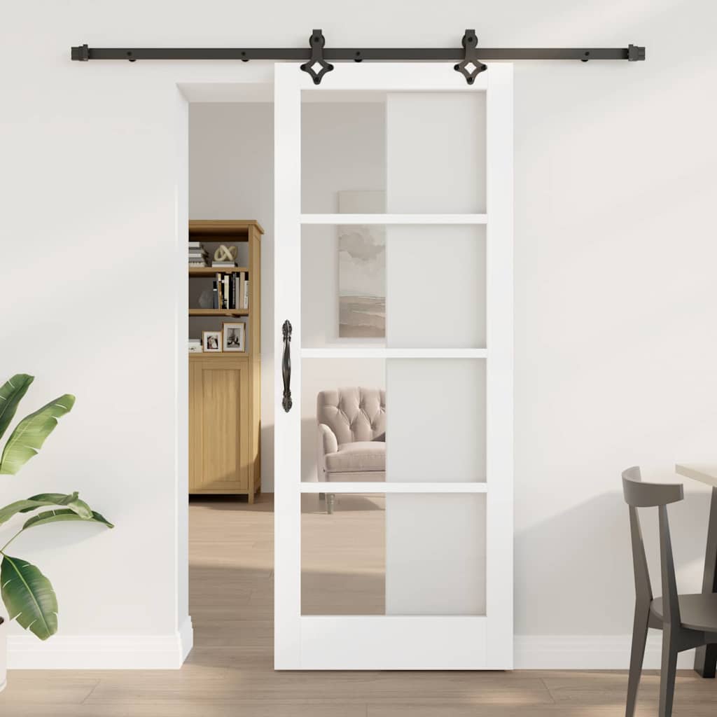 Slankios durys ORKDAL Balta ir juoda 83 x 211 cm